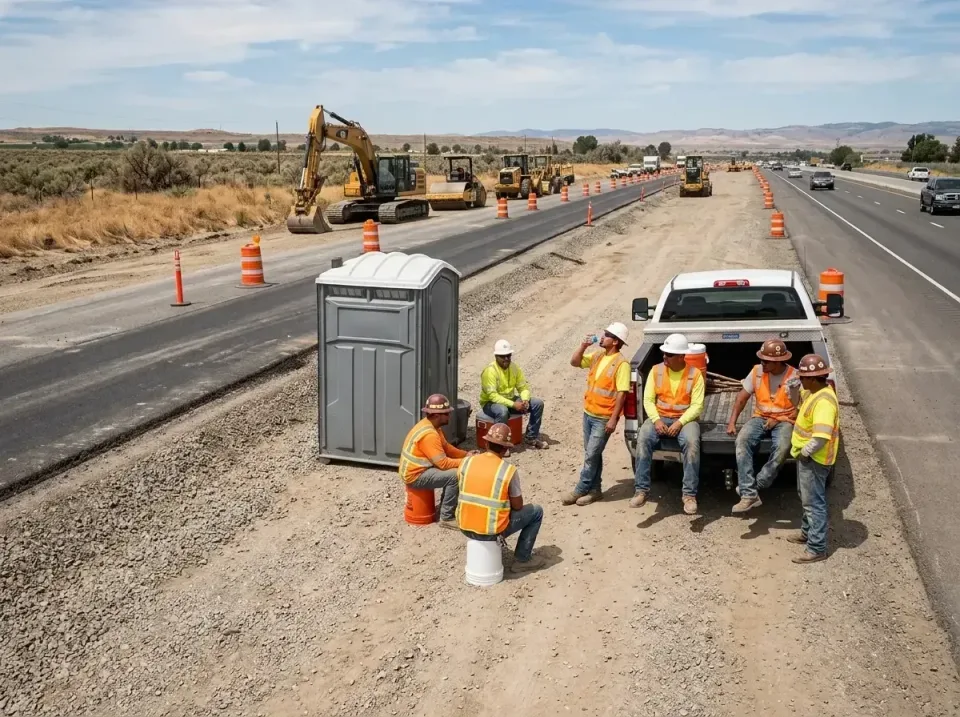 highway-road-construction-crew-007 — frequently asked questions, Porta Potty and Restroom Rentals in Tarpey Village, CA
